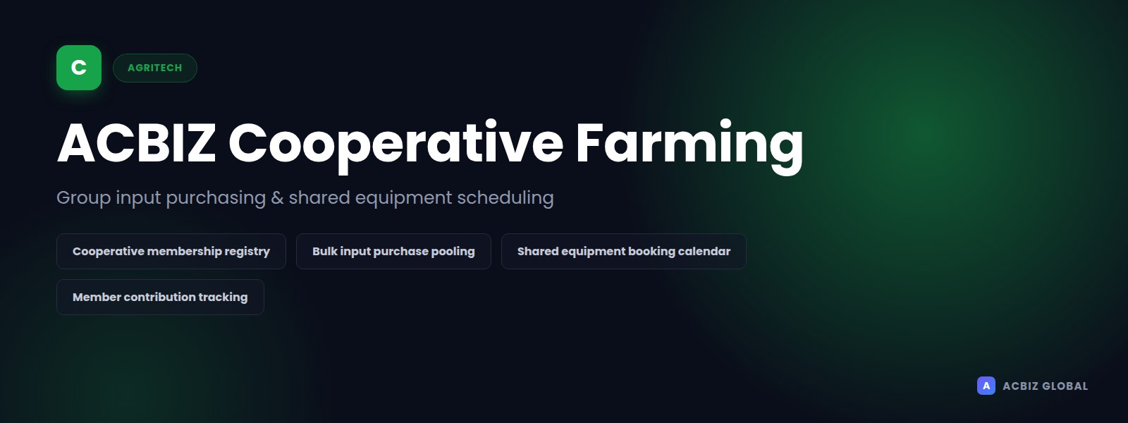 ACBIZ Cooperative Farming