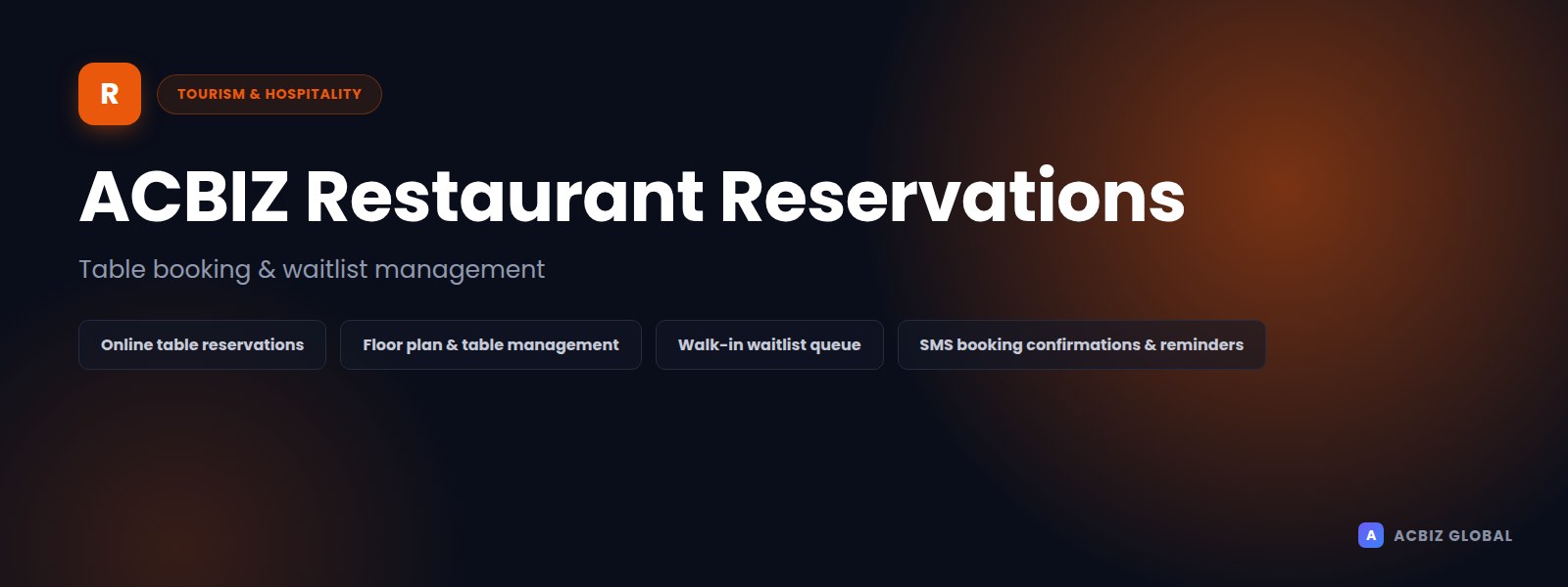 ACBIZ Restaurant Reservations